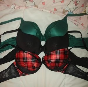 Lot of 3 VS bras. Size 36C.